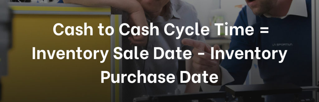 Manufacturing KPI Cash To Cash Cycle Time